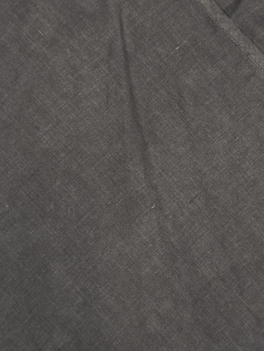 FLAX x Jeanne Englehart Diagonal Shirt 2001 Petite fits Medium Black Linen - Picture 6 of 7